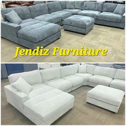 New Living Room Sofa With Ottoman. Get It Home Now For Only $49 and Pay later 