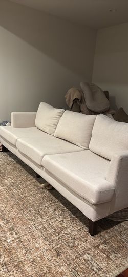 Off-White/Beige Sofa