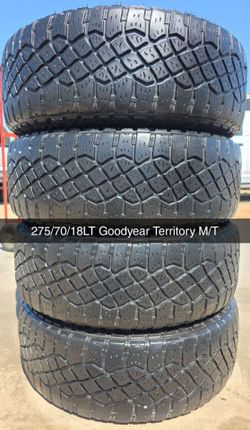 275/70/18LT Goodyear Territory M/T
