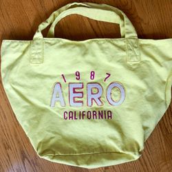Yellow Aeropostale Tote Bag