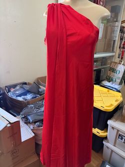 Vestido elegante color rojo size  -M nuevo