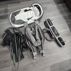 Portable Baby Bassinet / Travel Crib w/ Storage Organizer – Barely Used