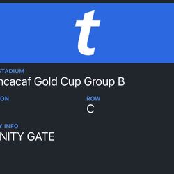 2 Cóncacaf Tickets  NRG Stadium 