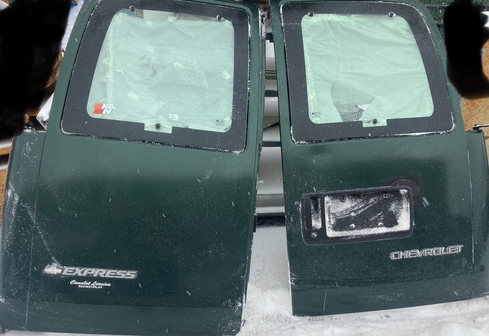 Chevy Can Parts Rear Doors. Hood For Sale