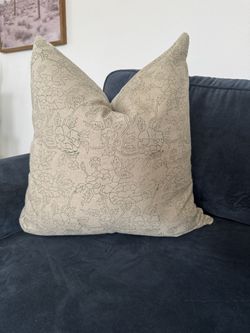 Brand New 24” Designer Pillow Insert and Cover