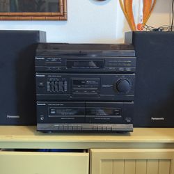 Vintage Panasonic Stereo System 