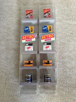 Retro Minis Miniature Collectibles Set x2