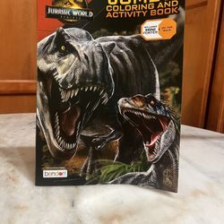 Jurassic Coloring Book $5