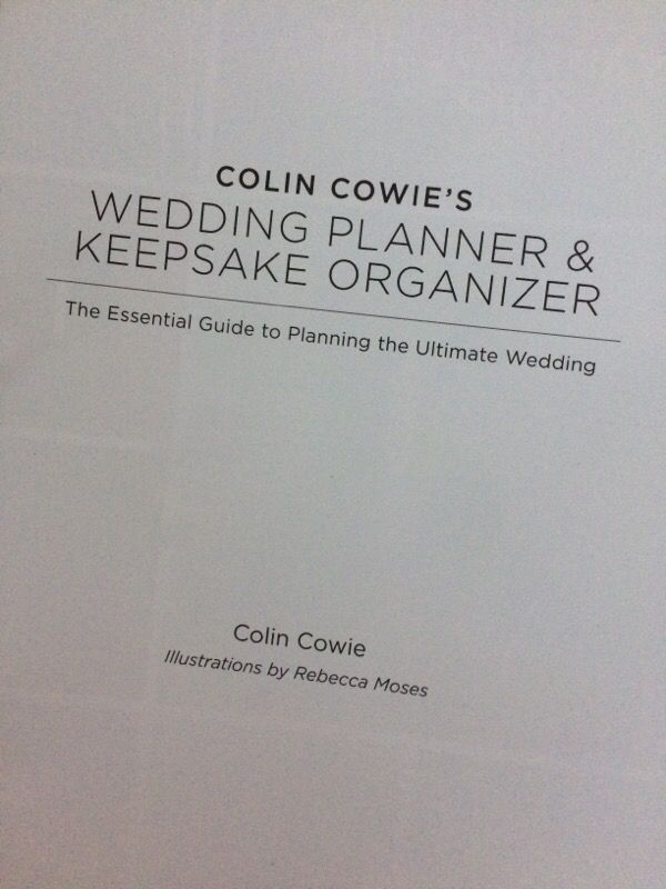 Colin Cowie S Wedding Planner Keepsake Organizer For Sale In