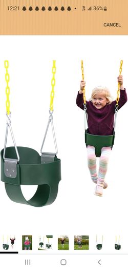 Toddler swing seat