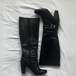 Black Antonio Melani Boots Size 065 (6.5)