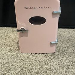 Pink Frigidaire mini fridge