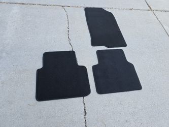 08-12 Honda Accord Black Floor Mat Carpet Non-slip Front Rear Nylon 3Pcs