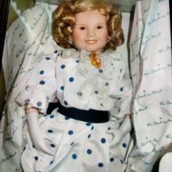 Shirley Temple Danbury Mint Porcelain Dolls New Never Been Out Of Boxes Each