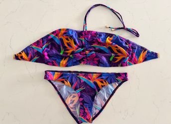 Kiniki Tan-Through Bikini Set–NWT, Paradise Purple