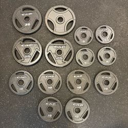 180 Pound 2” Olympic Weight Plate Set