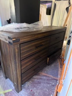 6 drawer dresser wood