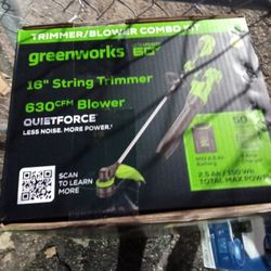 Greenworks Combo Leaf Blower And Weed Eater