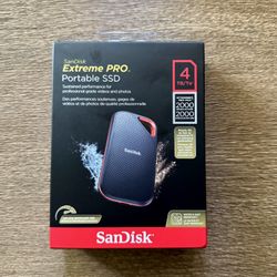 SanDisk Extreme Pro Portable SSD 4tb 