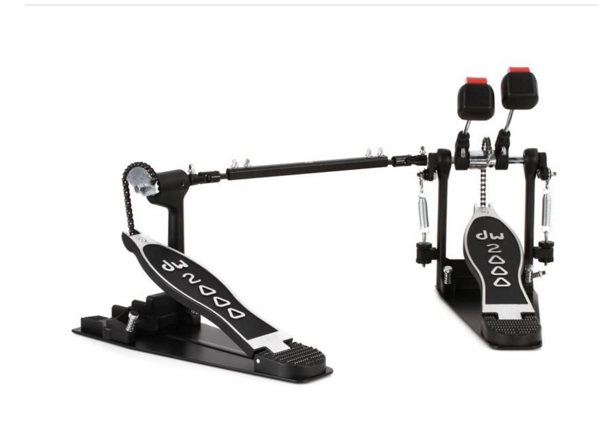 Double kick pedal 2002 $150 new -Zbt 16/40 cm with case $65 -Symbol stand $60 sterling voice $50