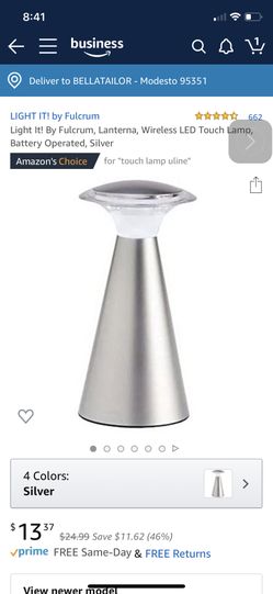 2 touch lamps lot of 2 brand new