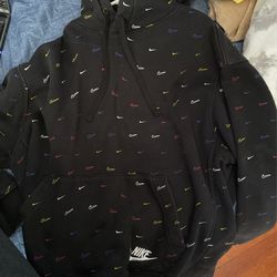 Nike Aop Check Hoodie