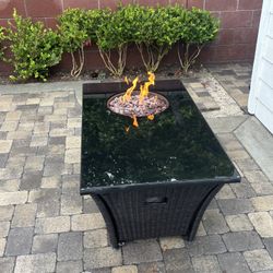 Outdoor Fireplace Table