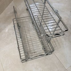 2 Tier Pull- Out Storage Rack