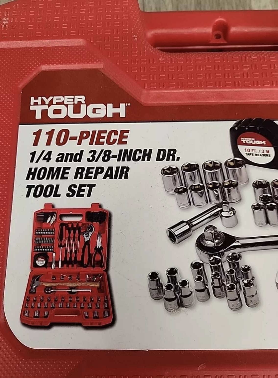 Hyper Tough 110 Piece Tool Kit Set Used Good Condition See Pictures