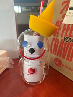 Jack in the box glass cup (limited edition)