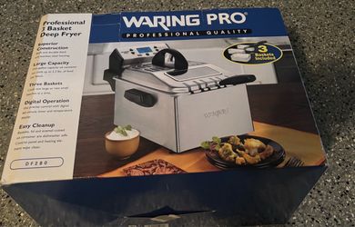 Waring Pro DF280 Professional 3 Basket Deep Fryer