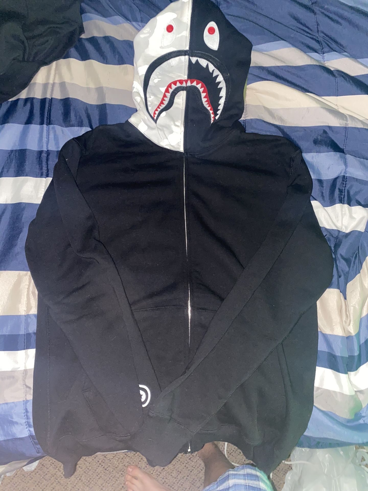 Bape shark mouth hoodie