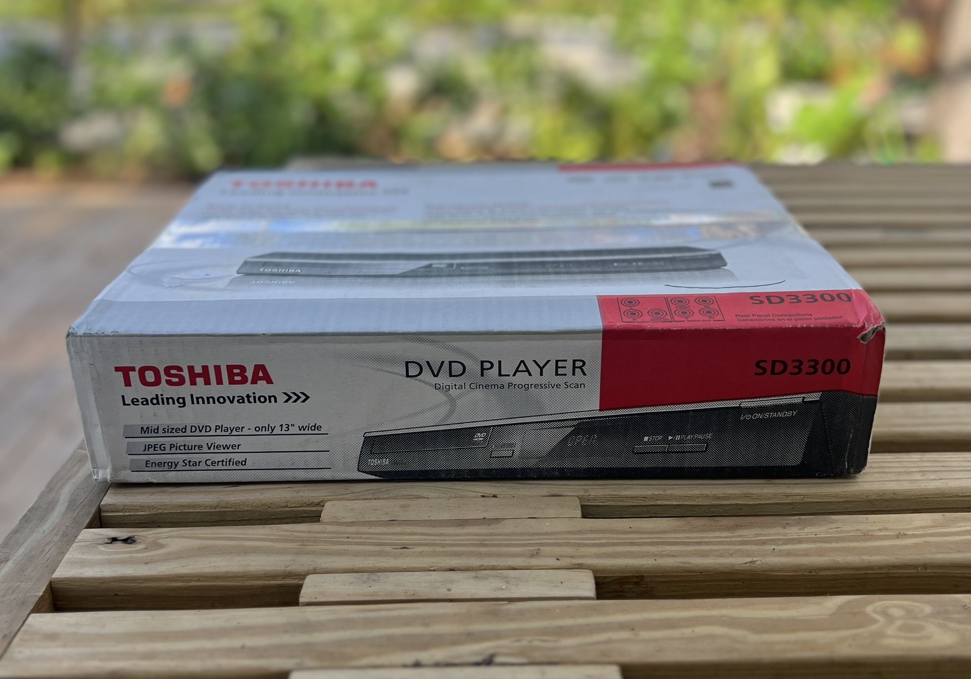 Sealed New TOSHIBA SD3300 DVD Player - Black
