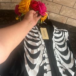 Women’s Skeleton With Headpiece 