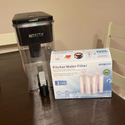 Water Filter And 2 New Filters
