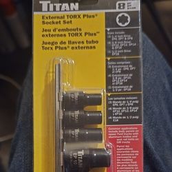 External Torx Plus Socket Set 8 Pcs