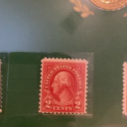 George Washington 2 Cent Stamp Red-RARE