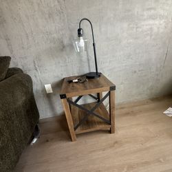 New Living Room Lamp + Table