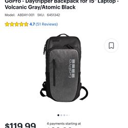 Go Pro Backpack 