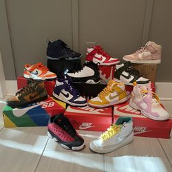 Jordan/Dunk Collection Size 5-6.  $650