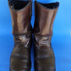 RED WING LEATHER WORK BOOTS