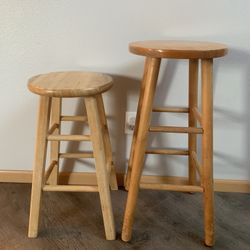 Sturdy Wood Stools