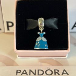 Pandora Cinderella's  Dress Charm 