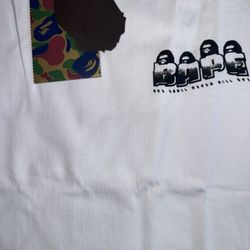 BAPE Stroke Camo Distortion Tee