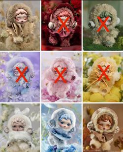 SKULLPANDA L’impressionnisme series plush dolls
