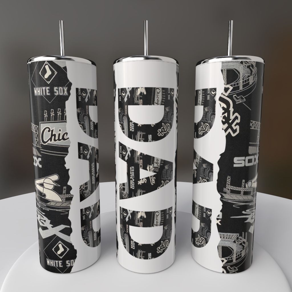 Chicago White Sox Baseball Dad Tumbler