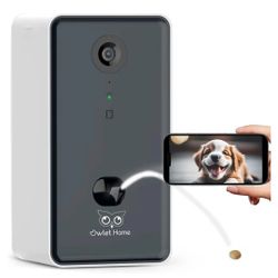 Pet Camera with Treat Dispenser/Tossing for Dogs/Cats