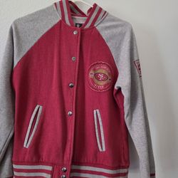 Women's 49ers Letterman Style Jacket
