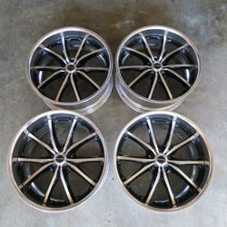 RACINGHART 19x9 +21 19x10 +27 5x114 VIP GS400 GS300 IS300 350Z 370Z S13 S14 G35 JDM WHEELS