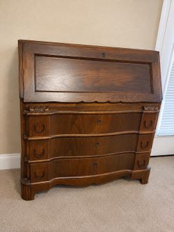 Vintage Secretary Desk / Drop-Front Desk